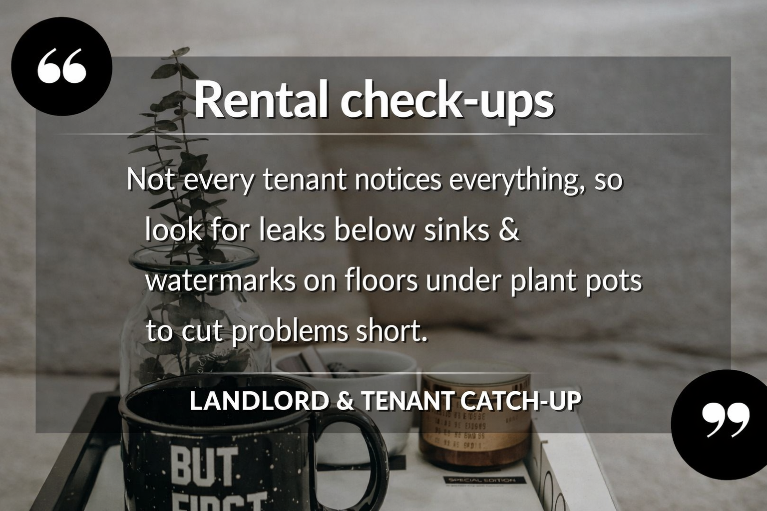 Landlord and Tenant Catch up