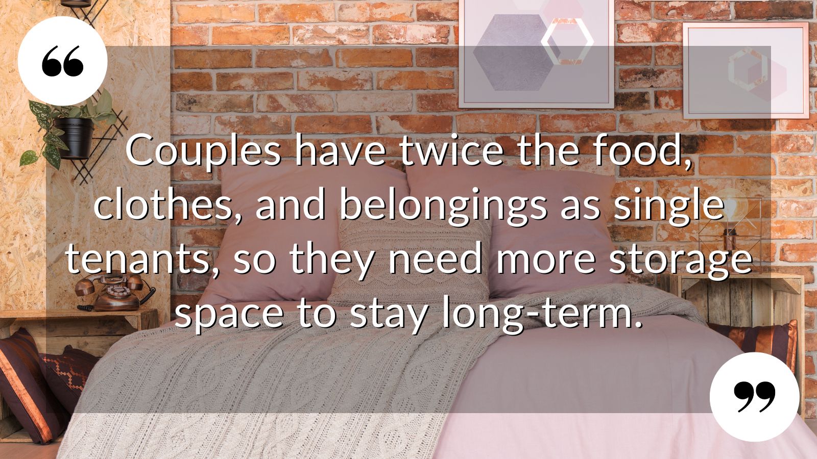 X RENTING TO COUPLES