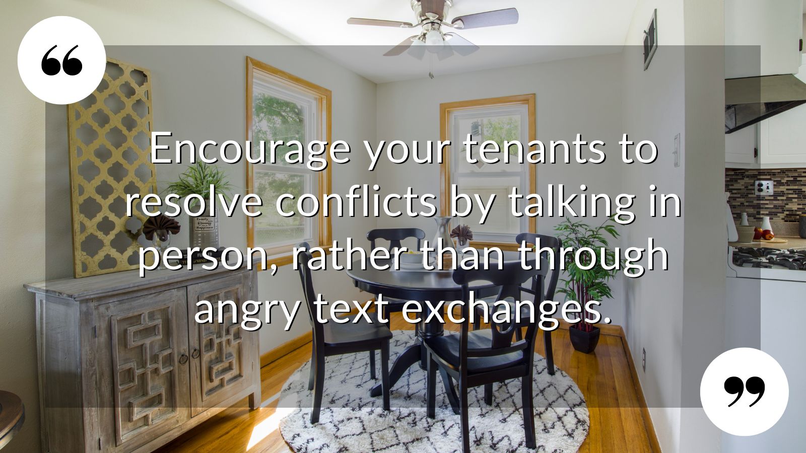 X GETTING YOUR TENANTS TO TALK