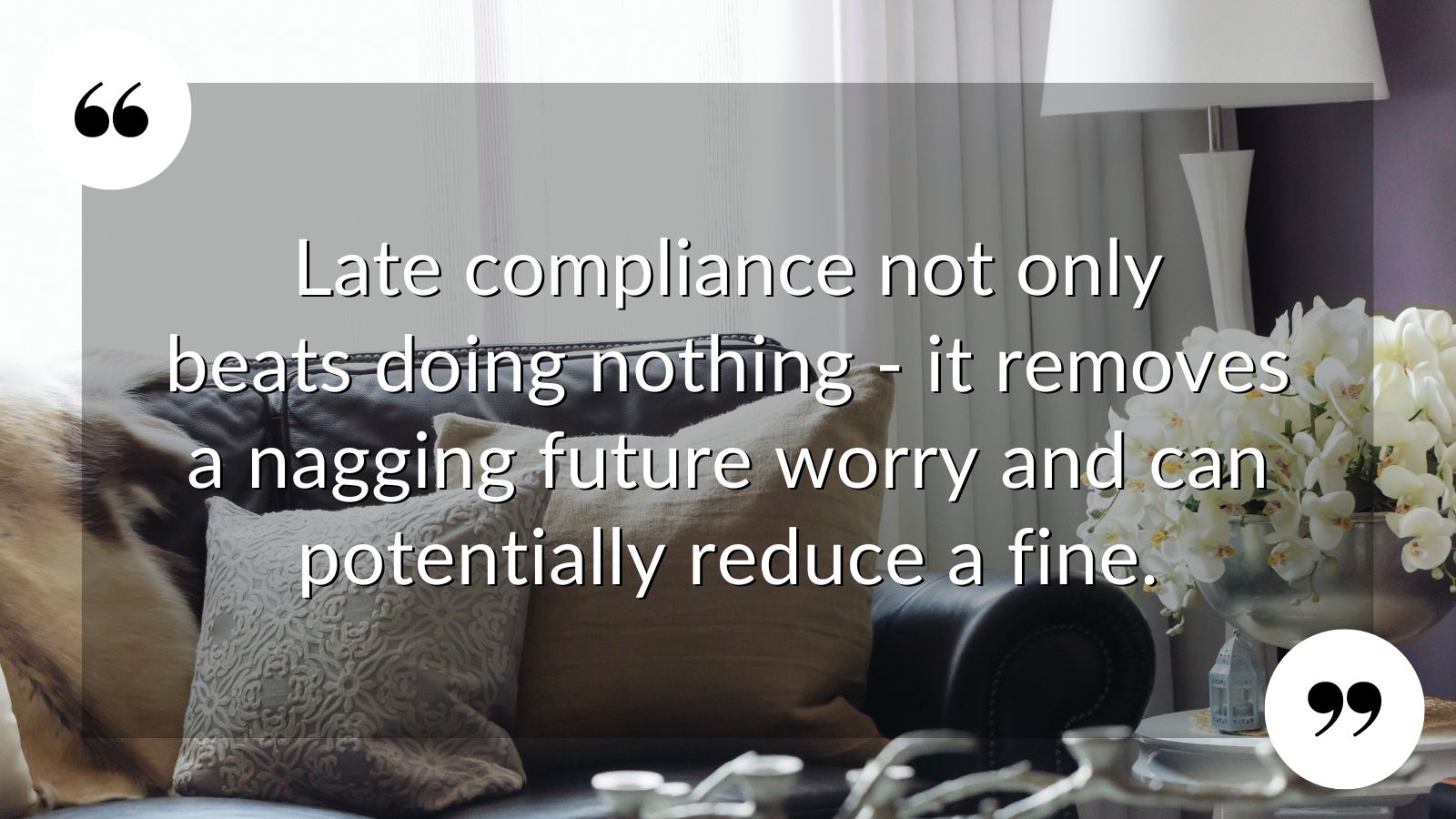 X LATE COMPLIANCE VERSUS NON COMPLIANCE