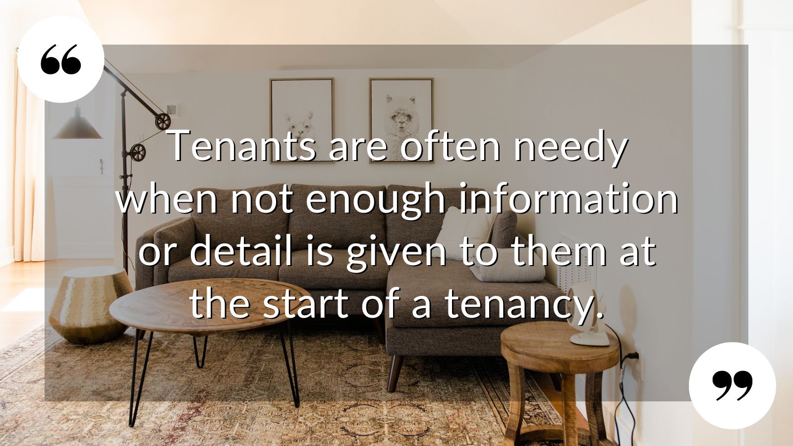 X WHAT MAKES TENANTS NEEDY