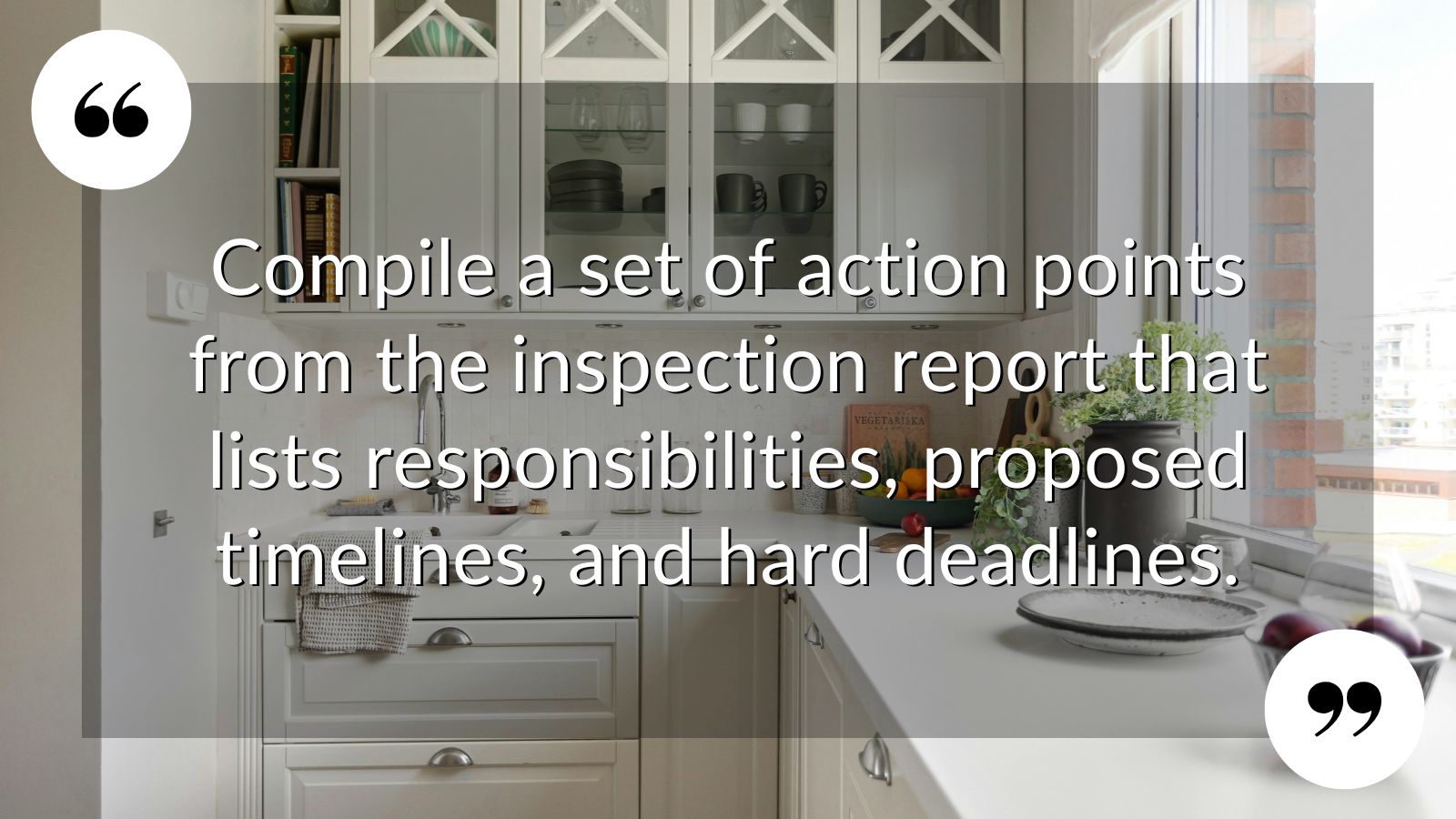 X REPAIRS, BREACHES AND ACTION POINTS